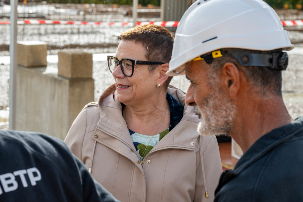 Pose de la première pierre – Résidence autonomie, Saint-Vit — photographie institutionnelle FLORSKA, image 3