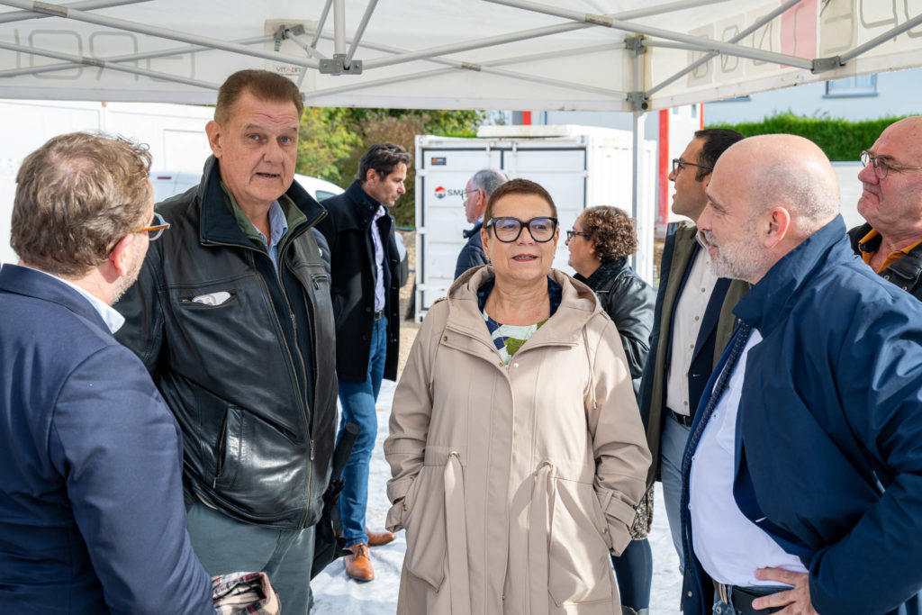 Pose de la première pierre – Résidence autonomie, Saint-Vit — photographie institutionnelle FLORSKA, image 20