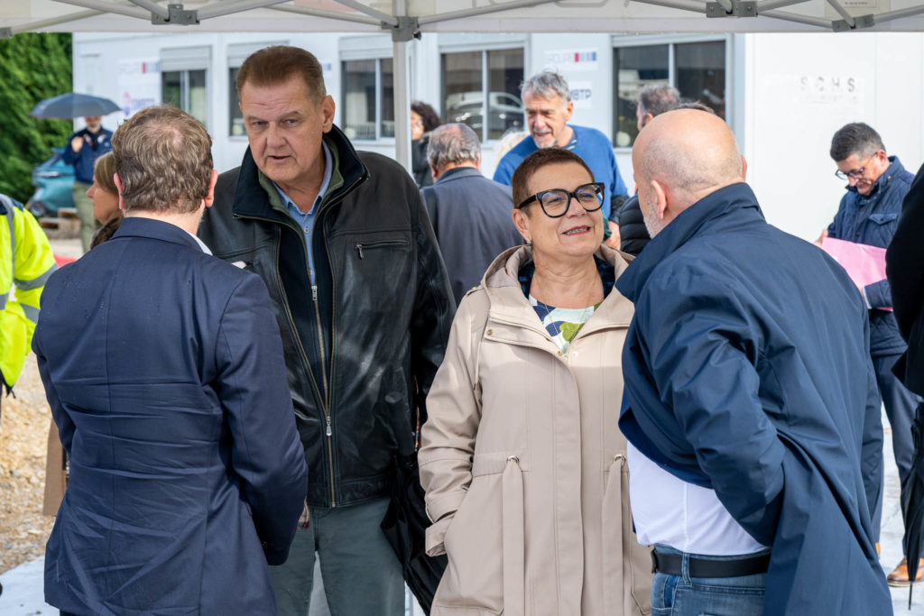 Pose de la première pierre – Résidence autonomie, Saint-Vit — photographie institutionnelle FLORSKA, image 15