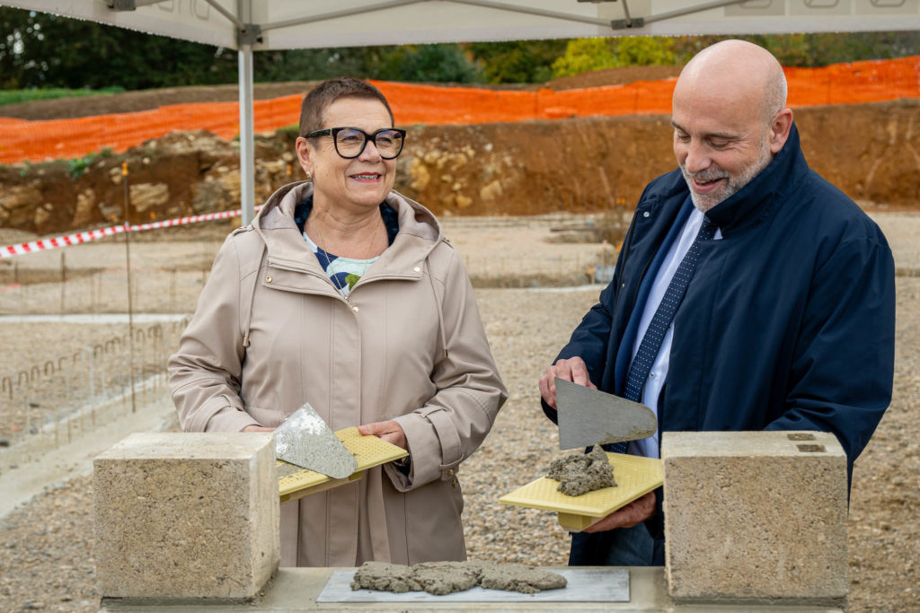 Pose de la première pierre – Résidence autonomie, Saint-Vit — photographie institutionnelle FLORSKA, image 22