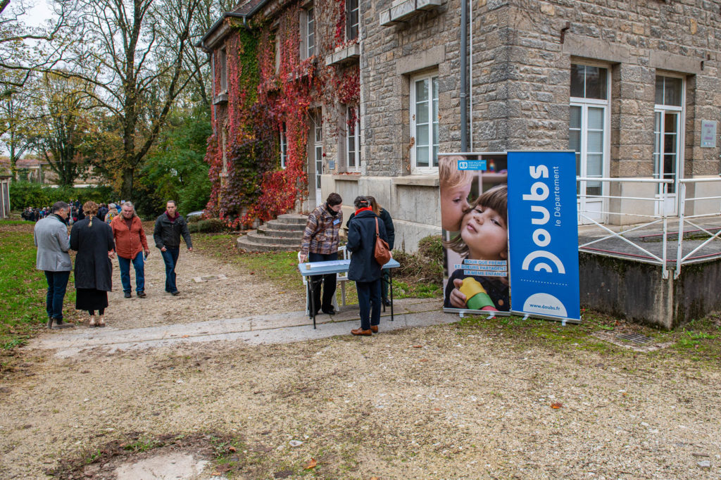 Pose de la première pierre – Besançon — photographie institutionnelle FLORSKA, image 28