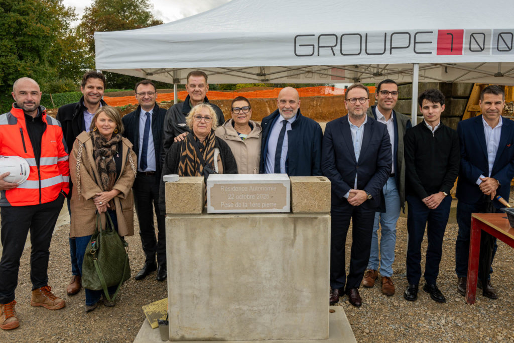 Pose de la première pierre – Résidence autonomie, Saint-Vit — photographie institutionnelle FLORSKA, image 25