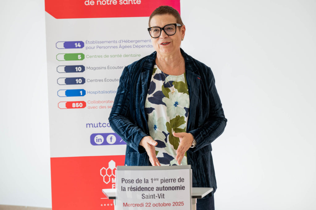 Pose de la première pierre – Résidence autonomie, Saint-Vit — photographie institutionnelle FLORSKA, image 12