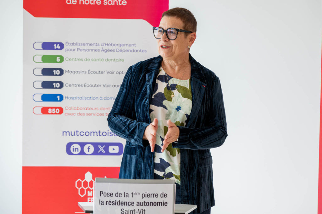 Pose de la première pierre – Résidence autonomie, Saint-Vit — photographie institutionnelle FLORSKA, image 5
