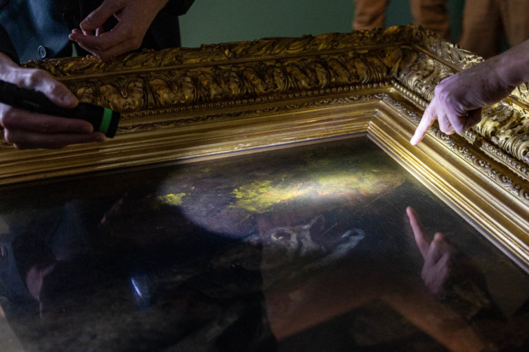 Photo Accrochage « La Truite » au Musée Courbet – Ornans