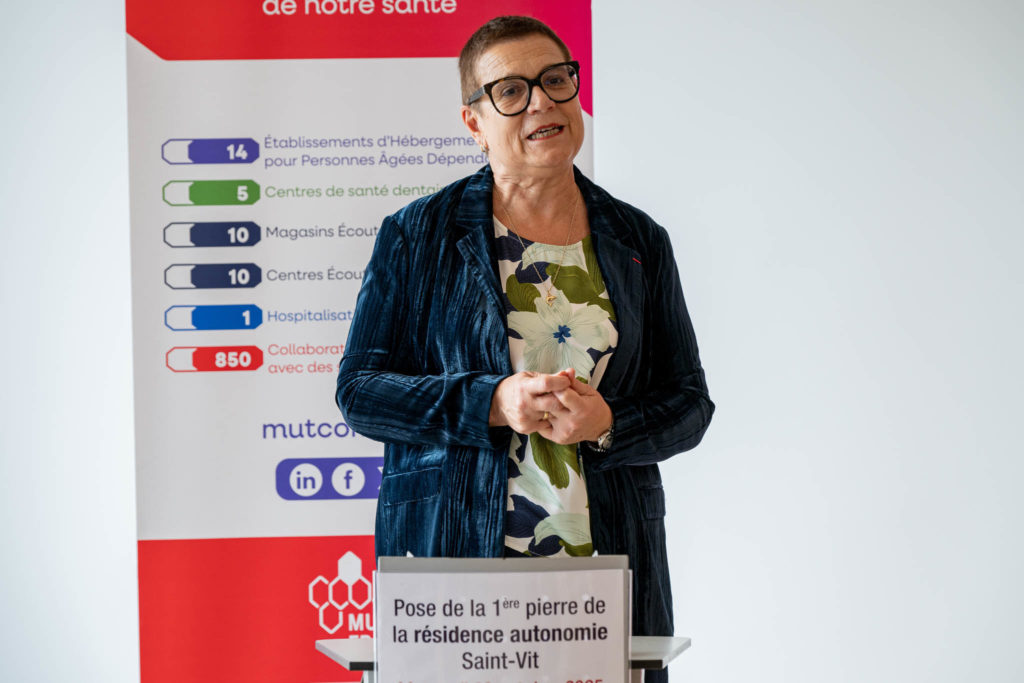 Pose de la première pierre – Résidence autonomie, Saint-Vit — photographie institutionnelle FLORSKA, image 18