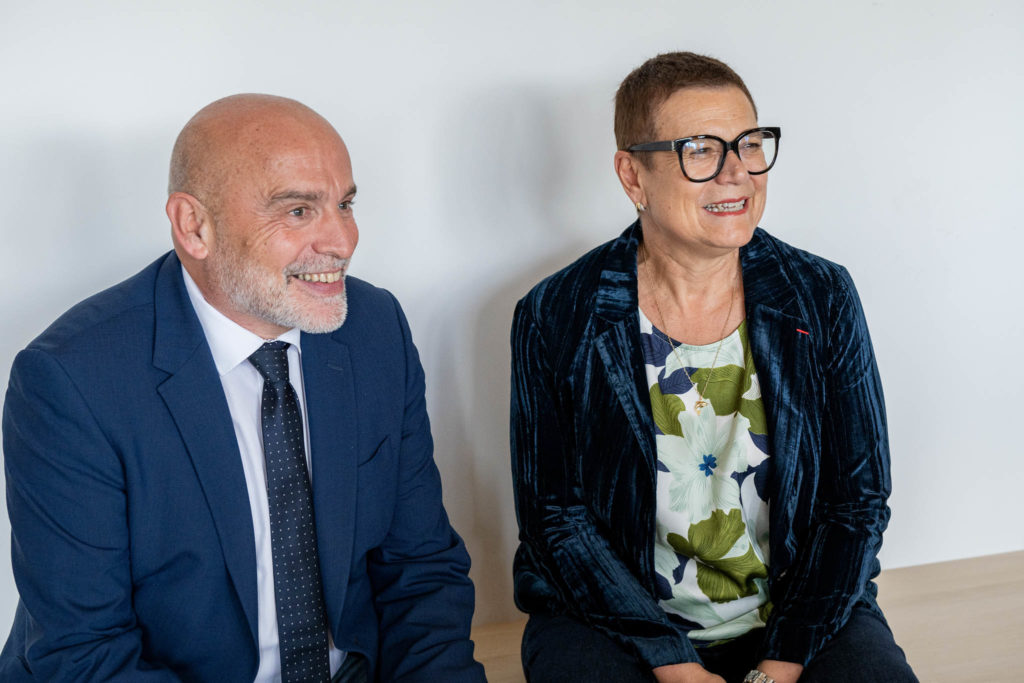 Pose de la première pierre – Résidence autonomie, Saint-Vit — photographie institutionnelle FLORSKA, image 2