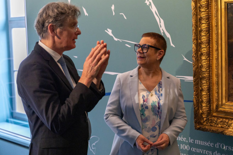 Photo Accrochage « La Truite » au Musée Courbet – Ornans