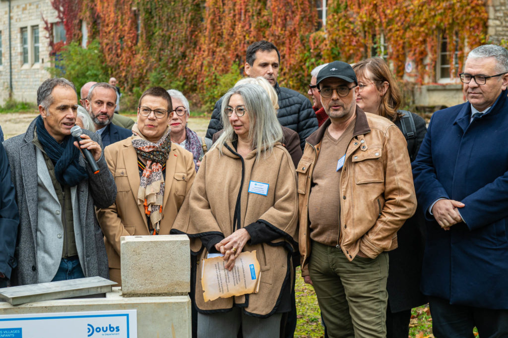 Pose de la première pierre – Besançon — photographie institutionnelle FLORSKA, image 50