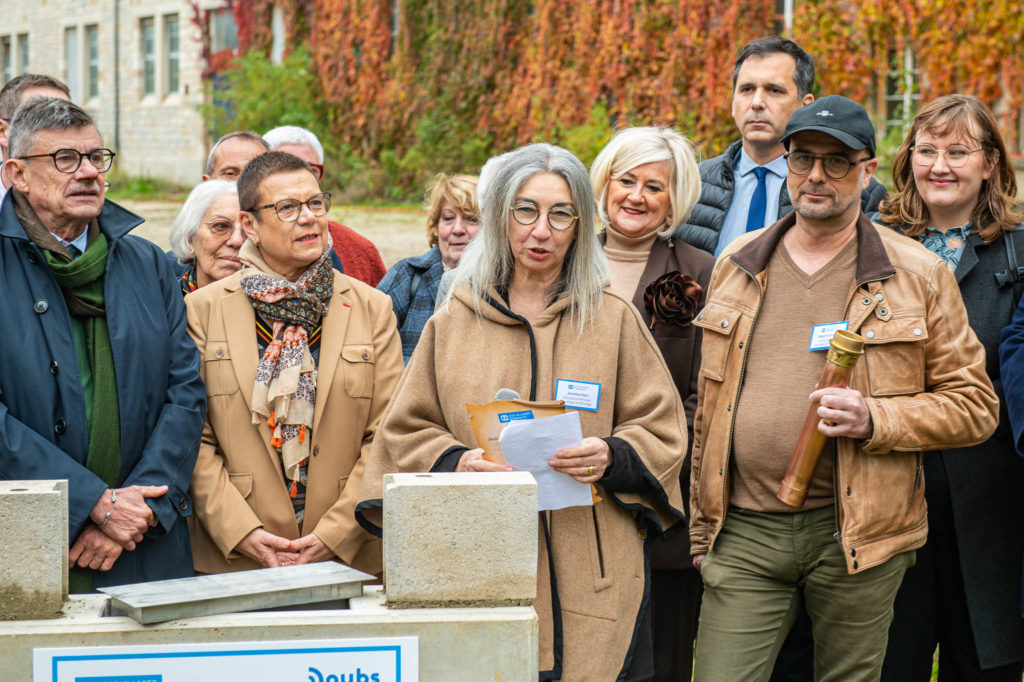 Pose de la première pierre – Besançon — photographie institutionnelle FLORSKA, image 41