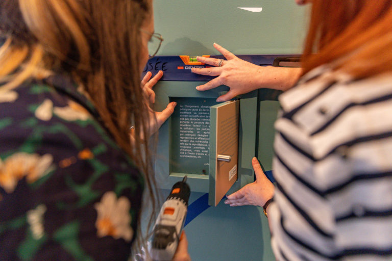 Photo Accrochage « La Truite » au Musée Courbet – Ornans