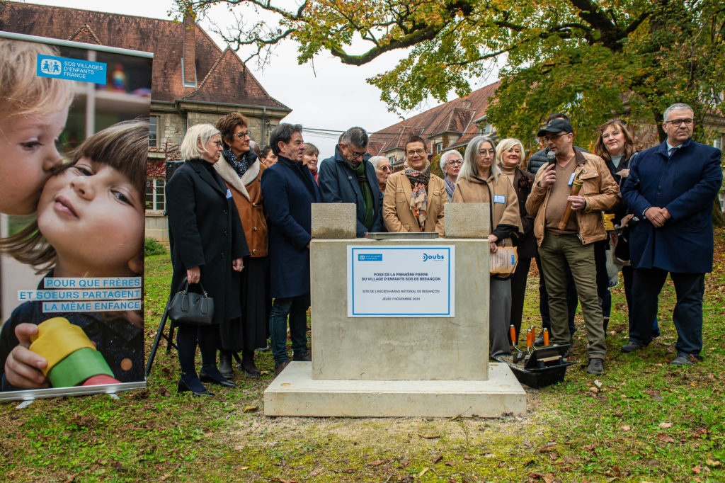 Pose de la première pierre – Besançon — photographie institutionnelle FLORSKA, image 29