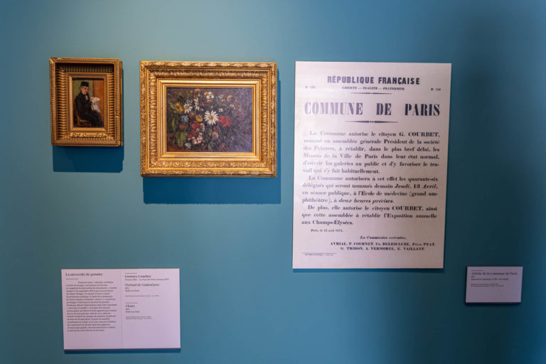Photo Accrochage « La Truite » au Musée Courbet – Ornans