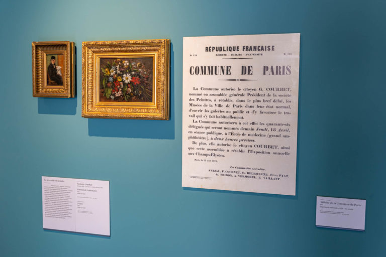 Photo Accrochage « La Truite » au Musée Courbet – Ornans