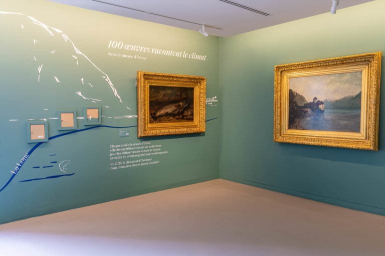 Photo Accrochage « La Truite » au Musée Courbet – Ornans