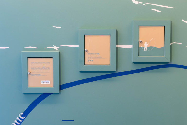 Photo Accrochage « La Truite » au Musée Courbet – Ornans