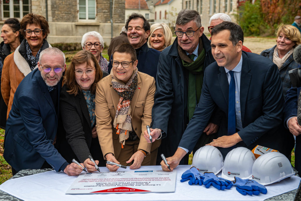 Pose de la première pierre – Besançon — photographie institutionnelle FLORSKA, image 22