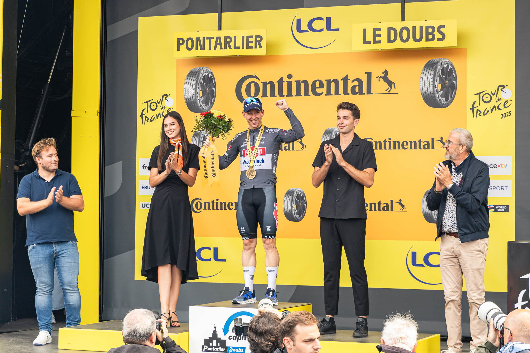 Tour de France 2025 à Pontarlier — photographie sportive FLORSKA