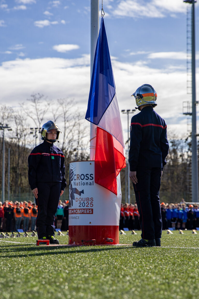 Photo Finale du cross nationale des pompiers 2025