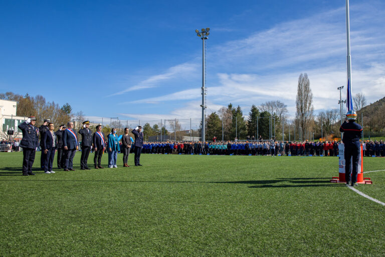 Photo Finale du cross nationale des pompiers 2025