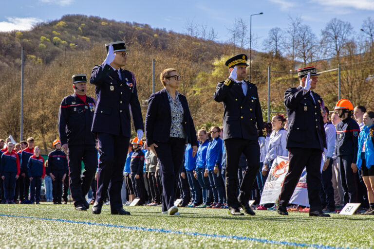 Photo Finale du cross nationale des pompiers 2025