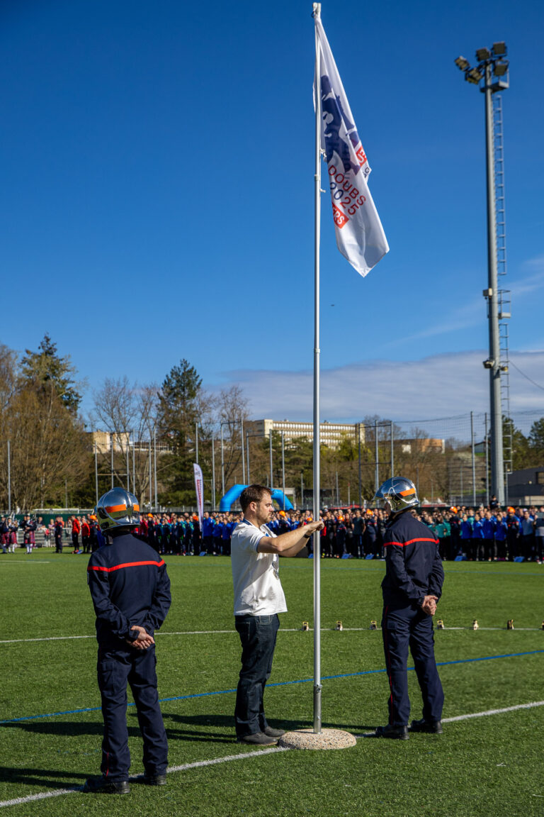 Photo Finale du cross nationale des pompiers 2025