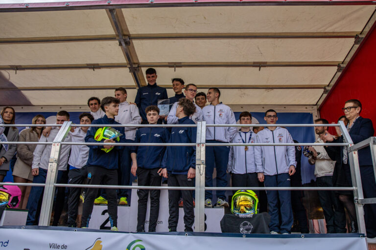 Photo Finale du cross nationale des pompiers 2025