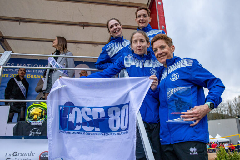Photo Finale du cross nationale des pompiers 2025