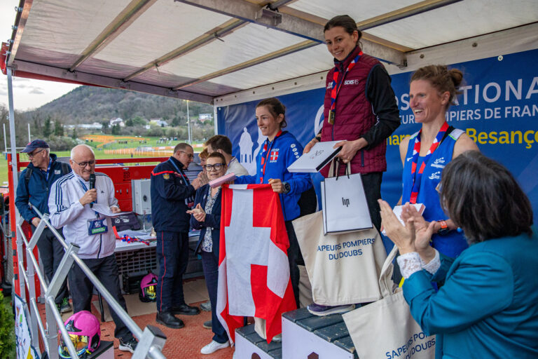 Photo Finale du cross nationale des pompiers 2025