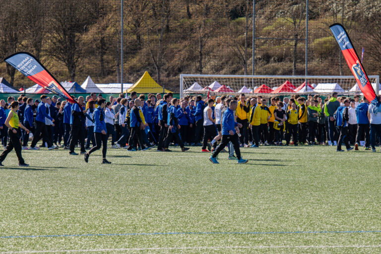 Photo Finale du cross nationale des pompiers 2025