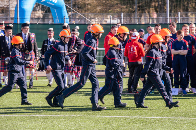 Photo Finale du cross nationale des pompiers 2025