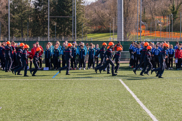 Photo Finale du cross nationale des pompiers 2025