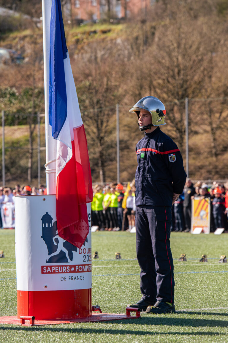 Photo Finale du cross nationale des pompiers 2025