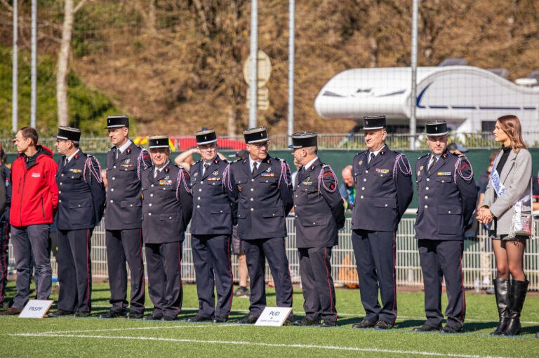 Photo Finale du cross nationale des pompiers 2025