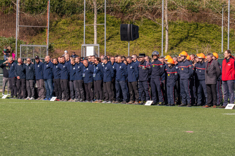 Photo Finale du cross nationale des pompiers 2025