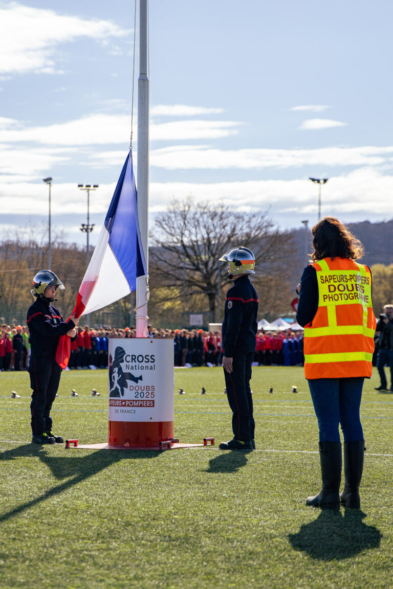 Photo Finale du cross nationale des pompiers 2025