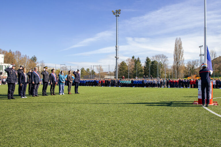 Photo Finale du cross nationale des pompiers 2025