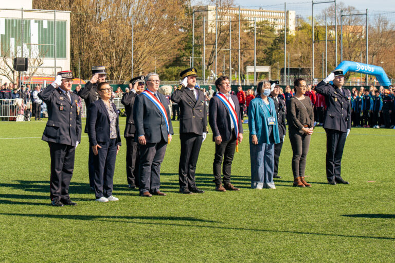 Photo Finale du cross nationale des pompiers 2025