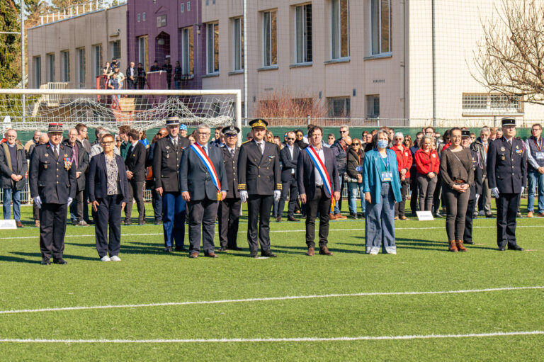 Photo Finale du cross nationale des pompiers 2025