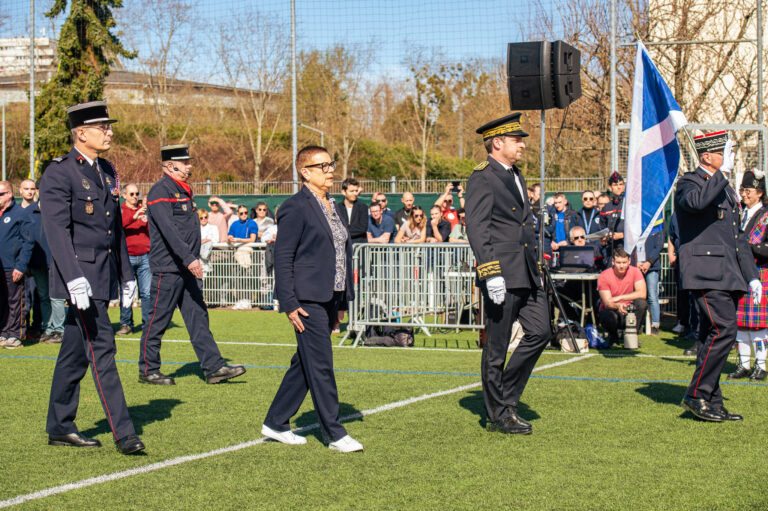 Photo Finale du cross nationale des pompiers 2025