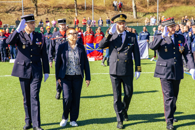 Photo Finale du cross nationale des pompiers 2025