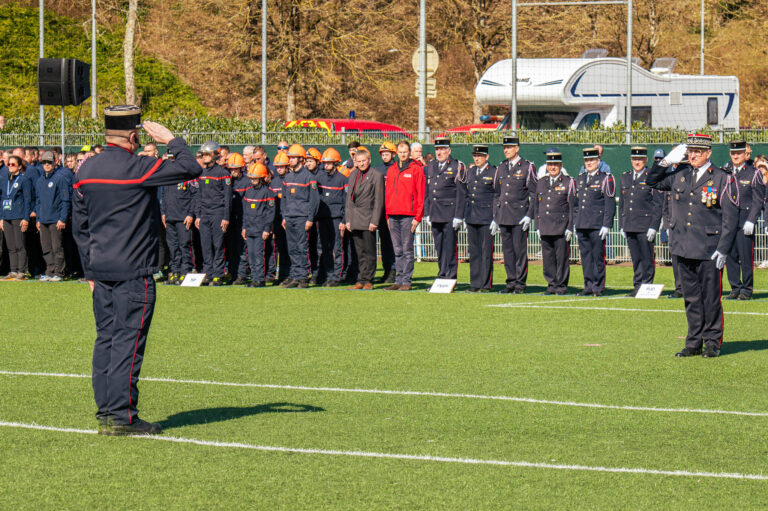 Photo Finale du cross nationale des pompiers 2025