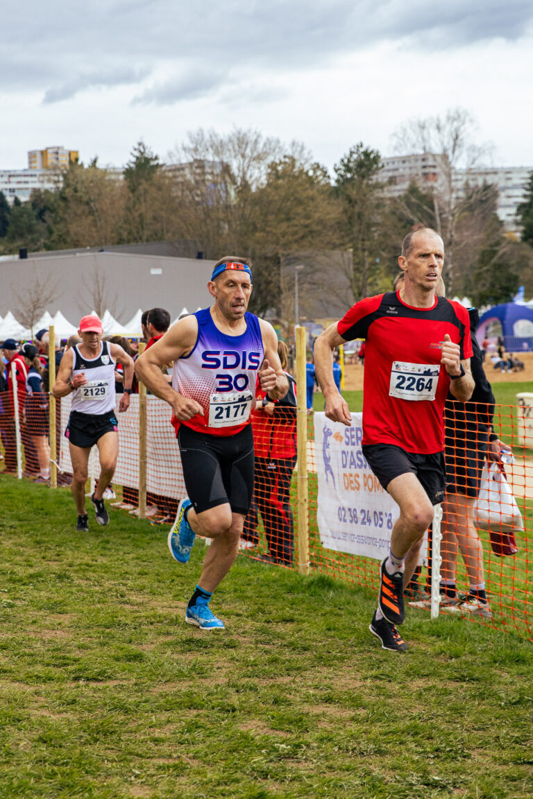 Photo Finale du cross nationale des pompiers 2025
