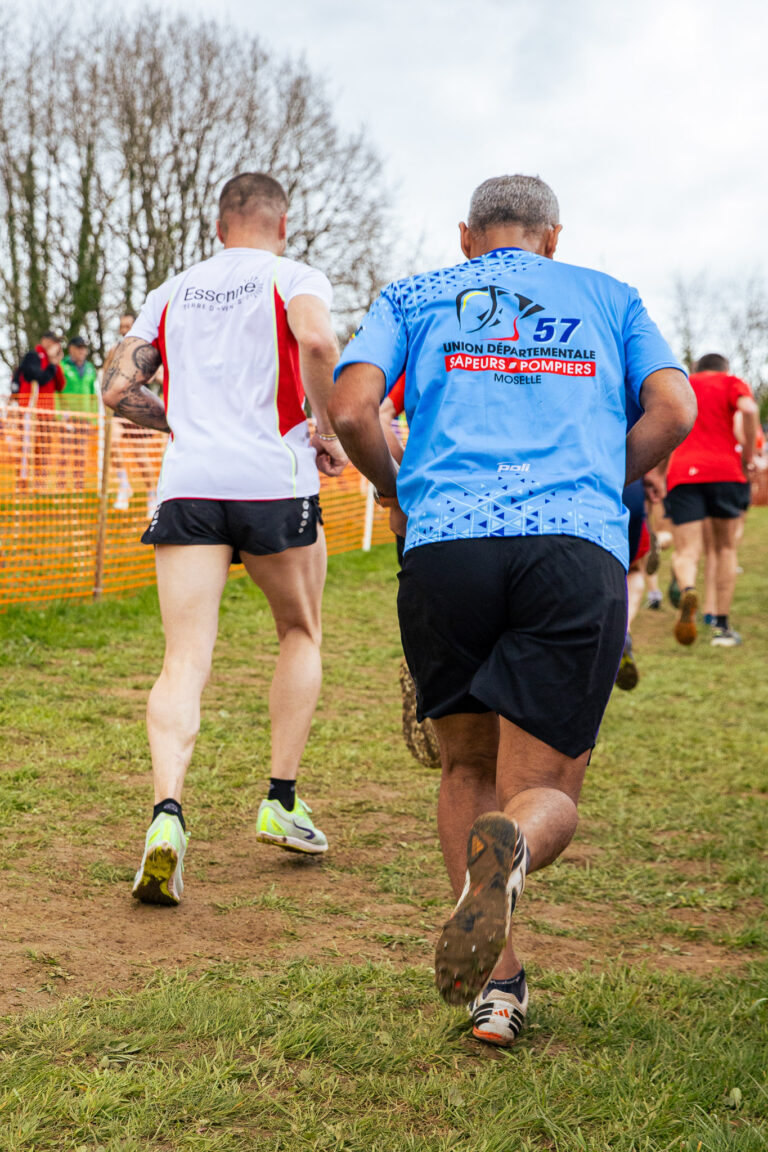 Photo Finale du cross nationale des pompiers 2025