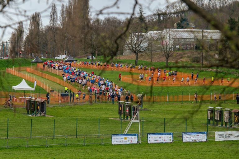 Photo Finale du cross nationale des pompiers 2025