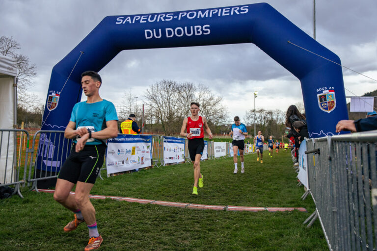 Photo Finale du cross nationale des pompiers 2025