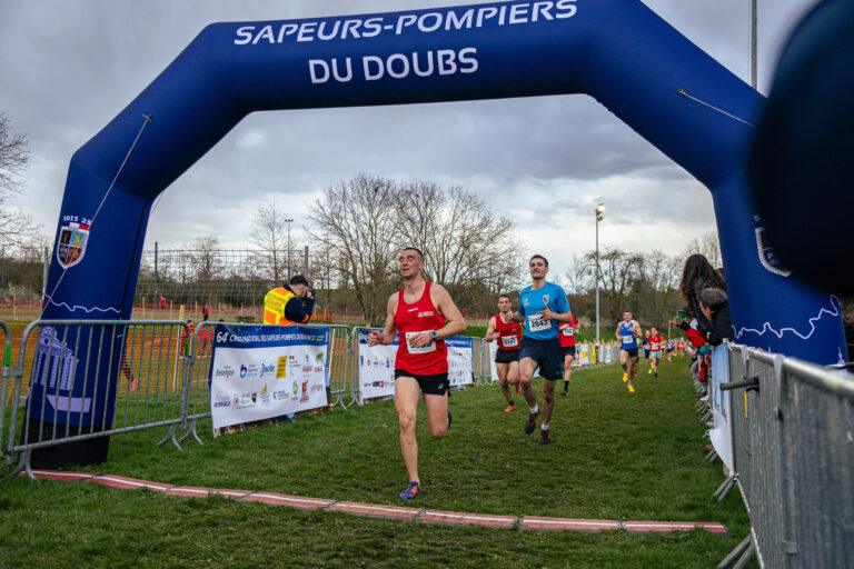 Photo Finale du cross nationale des pompiers 2025