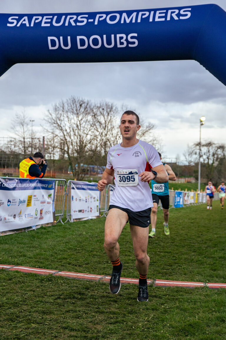 Photo Finale du cross nationale des pompiers 2025