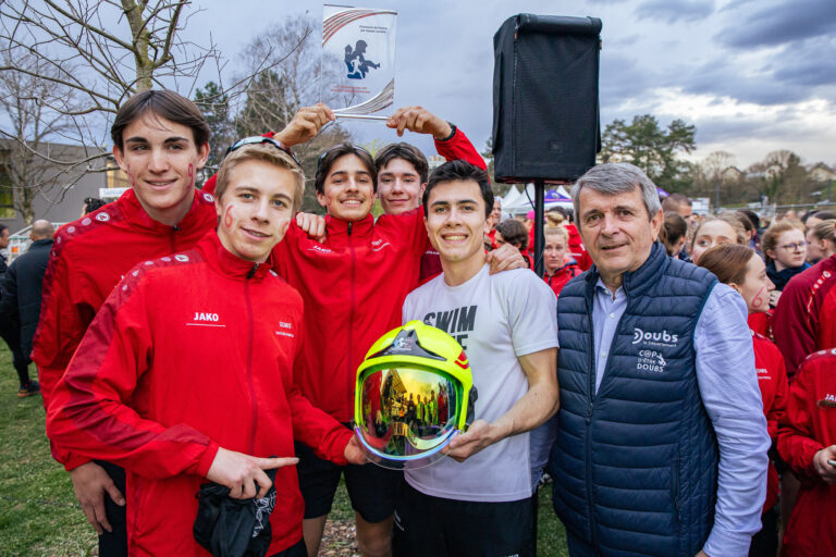 Photo Finale du cross nationale des pompiers 2025