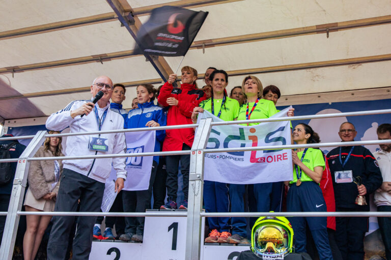 Photo Finale du cross nationale des pompiers 2025